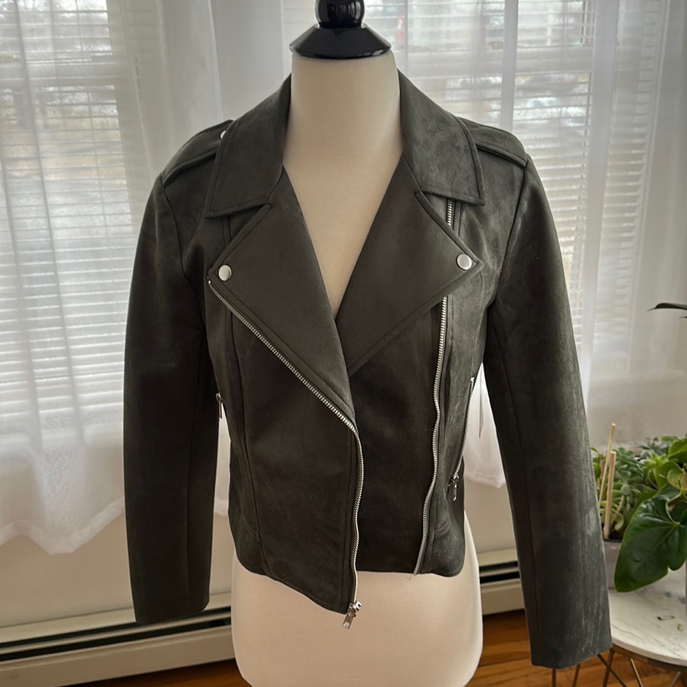 Bb Dakota Jacket Faux Suede, XS - New with Tags